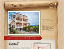 Tablet Screenshot of kastell-apartments.com